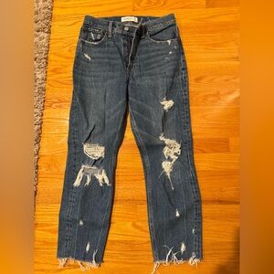 Abercrombie High rise Mom Jean